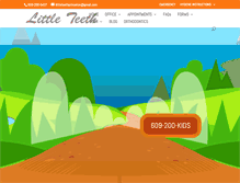 Tablet Screenshot of littleteethprinceton.com